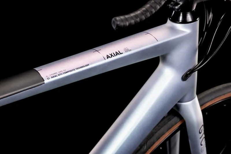 Cube Axial WS GTC SL Womens Road Race Bike 2022 in Galactic Blue-3