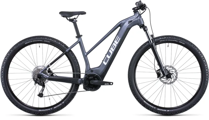 Cube Reaction Performance 500 Trapeze Frame Electric Mountain Bike 2022 in Grey