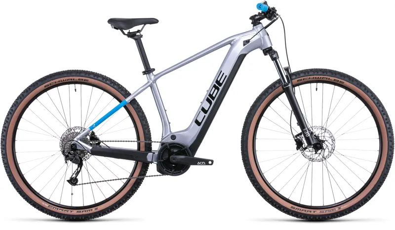 Cube Reaction Performance 625 Electric Mountain Bike 2022 in Silver