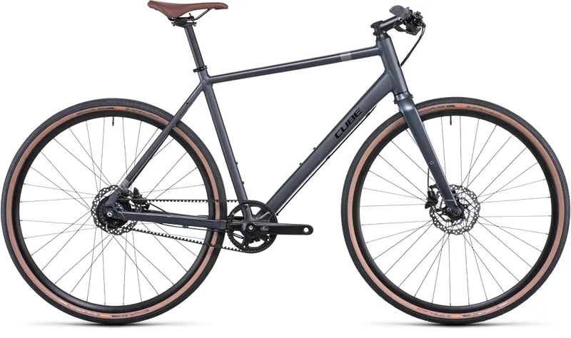 Cube Hyde Race Hybrid Bike 2022 in Iridium Black