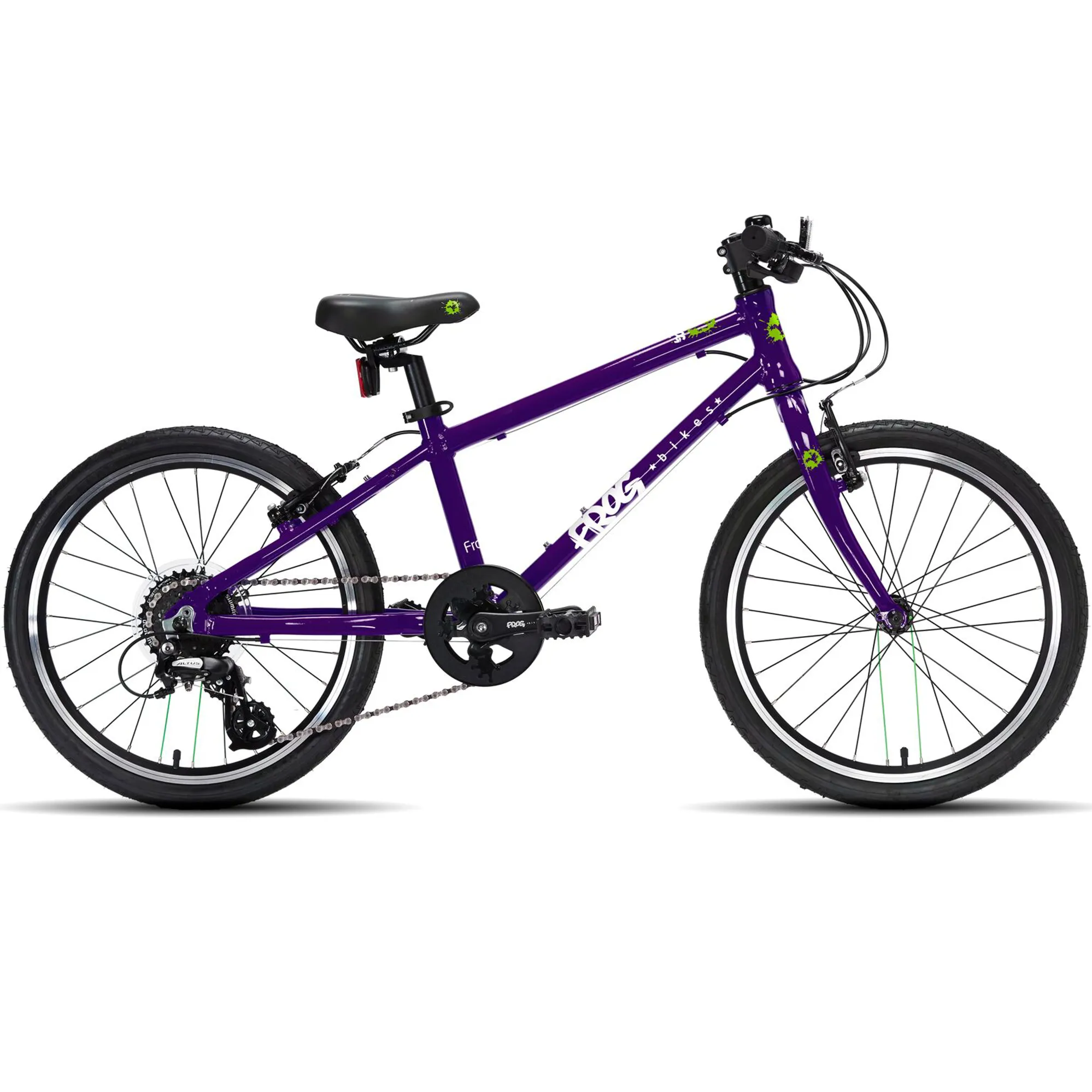 Frog 55 Hybrid Kids Bike 20 inch Wheel 2022 in Purple