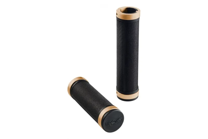 Brooks Cambium Comfort Handlebar Grips in Orange