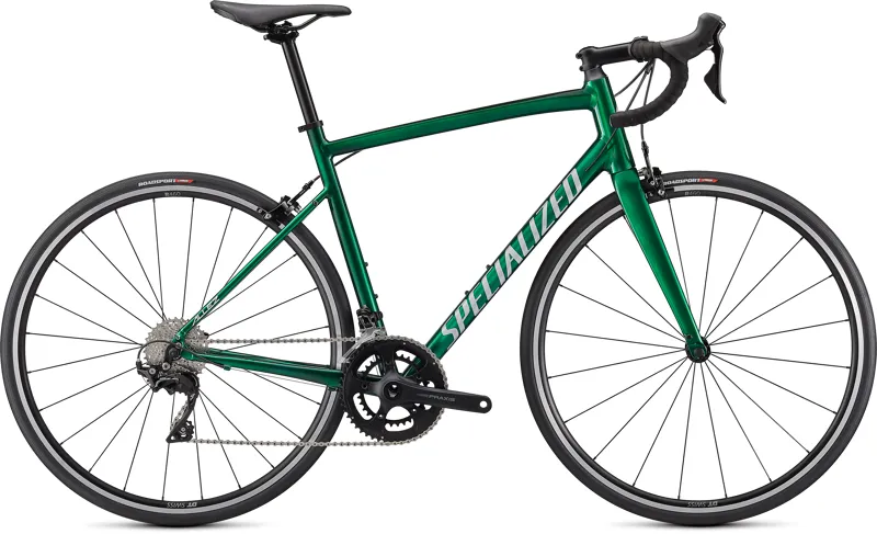 Specialized Allez Elite Road Bike 2021 in Green/Silver