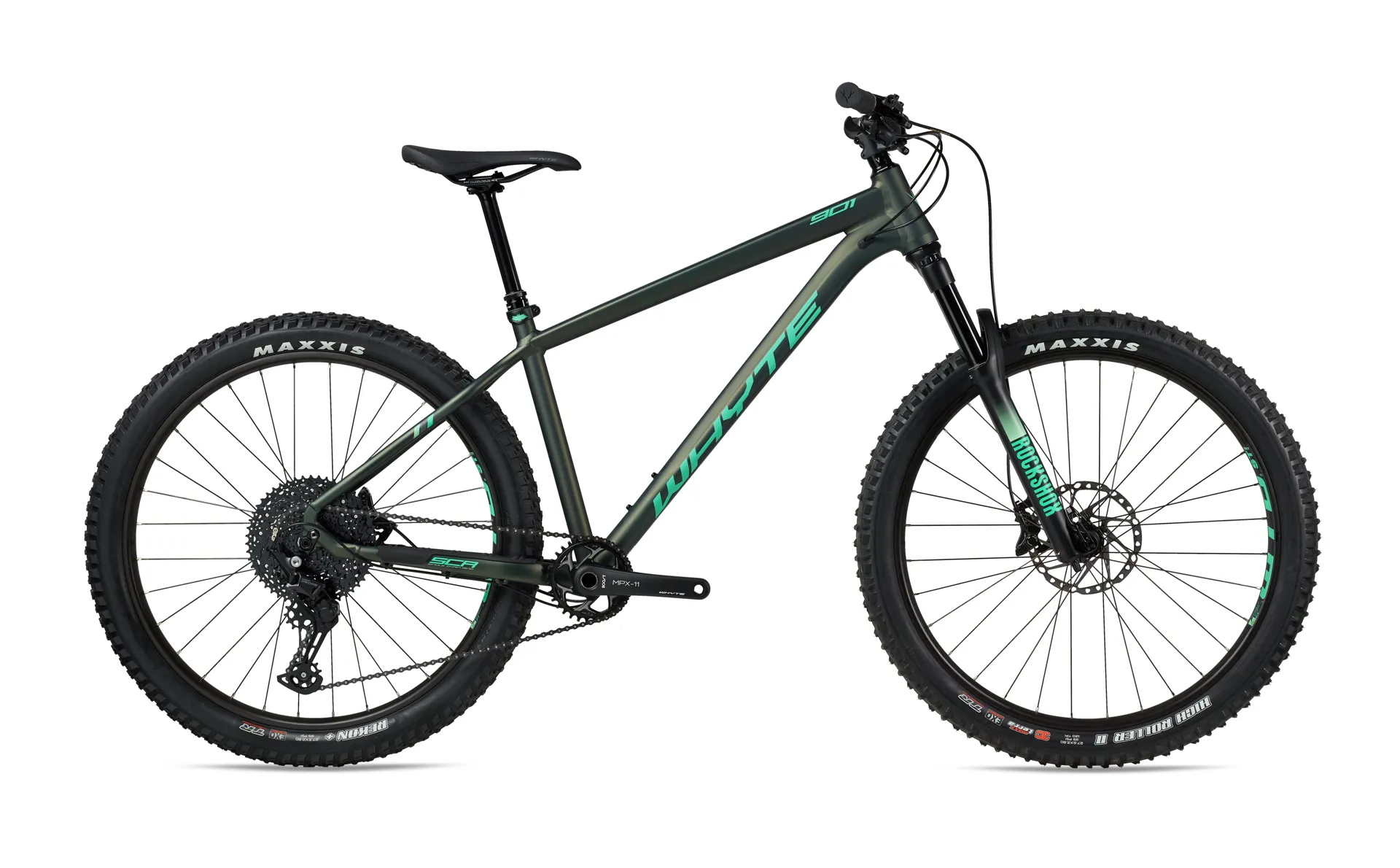 Whyte 901 V3 Hardtail Trail Mountain Bike 2021 in Moss Green Brown