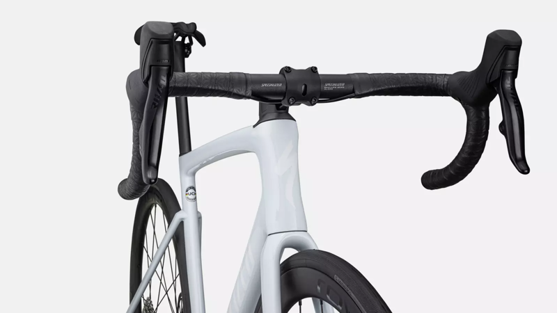 Specialized Tarmac SL7 Expert Road Bike 2025 in Morning Mist/White-5