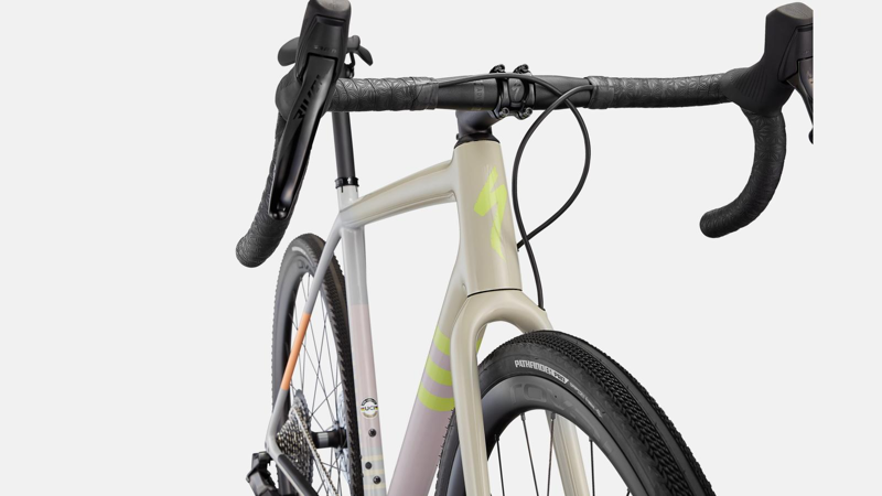 Specialized Crux Expert Gravel Bike 2023 in White Speckled-1