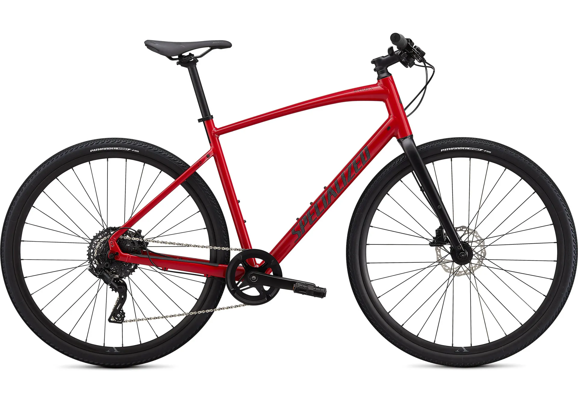 Specialized Sirrus X Hybrid Bike 2021 in Red
