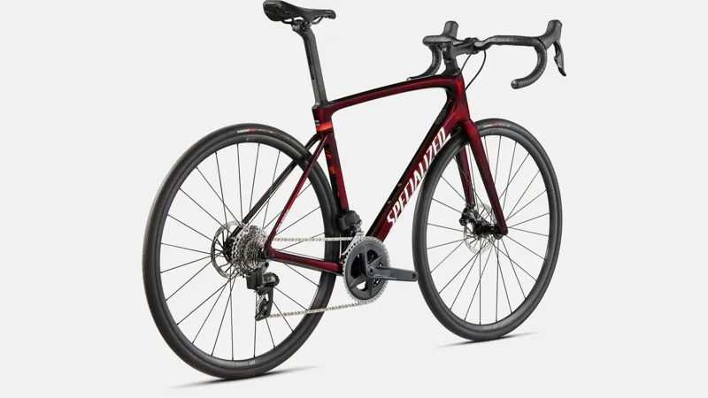 Specialized Roubaix Comp Rival eTap AXS Carbon Road Bike 2024 in Red-5