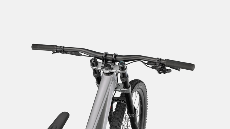 Specialized Demo Expert Full Suspension Mountain Bike 2023 in Gloss Silver Dust-5