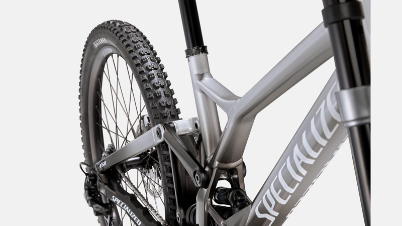 Specialized Demo Expert Full Suspension Mountain Bike 2023 in Gloss Silver Dust-3