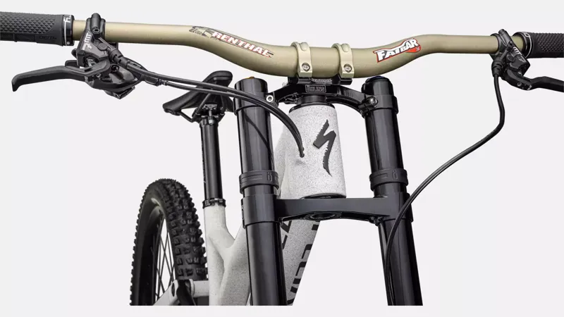 Specialized Demo Race Full Suspension Mountain Bike 2024 in Smoke/Grey/Birch-4