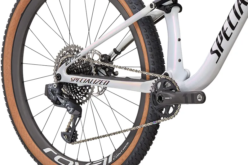 Specialized Epic Pro Full Suspension Mountain Bike 2021 in White/Black-4