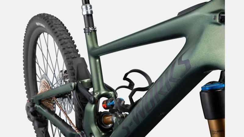 Specialized S-Works Turbo Kenevo SL Electric Carbon Full-Suspension Mountain Bike 2023 in Green-4