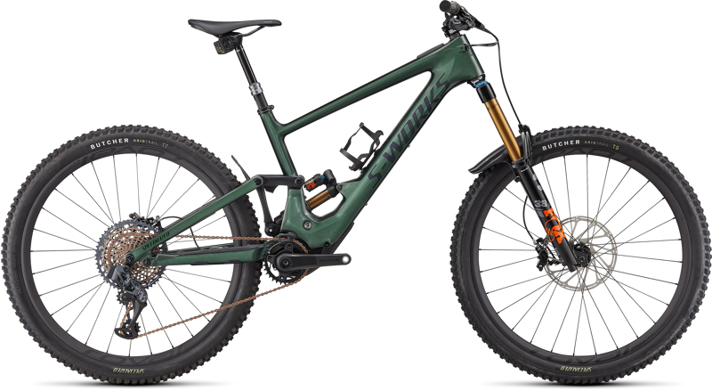 Specialized S-Works Turbo Kenevo SL Electric Carbon Full-Suspension Mountain Bike 2023 in Green