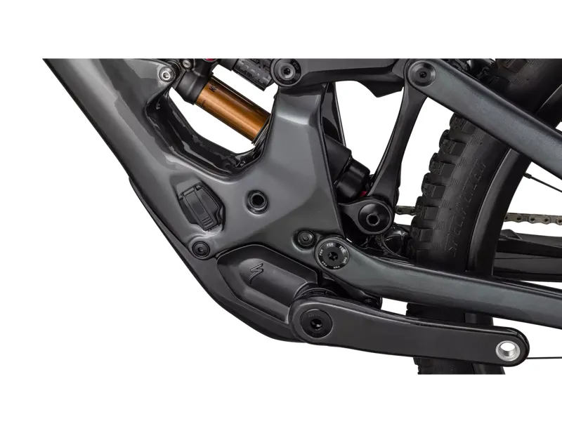 Specialized S-Works Turbo Kenevo SL 2 Full Suspension Electric Mountain Bike 2024 in Black Liquid Metal/Chrome-4