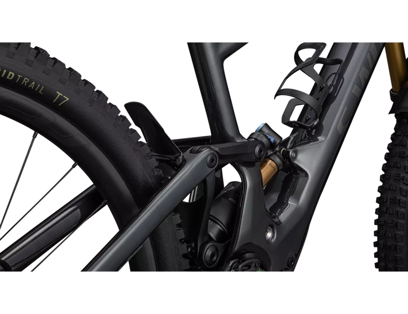 Specialized S-Works Turbo Kenevo SL 2 Full Suspension Electric Mountain Bike 2024 in Black Liquid Metal/Chrome-5