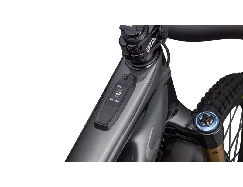 Specialized S-Works Turbo Kenevo SL 2 Full Suspension Electric Mountain Bike 2024 in Black Liquid Metal/Chrome-3