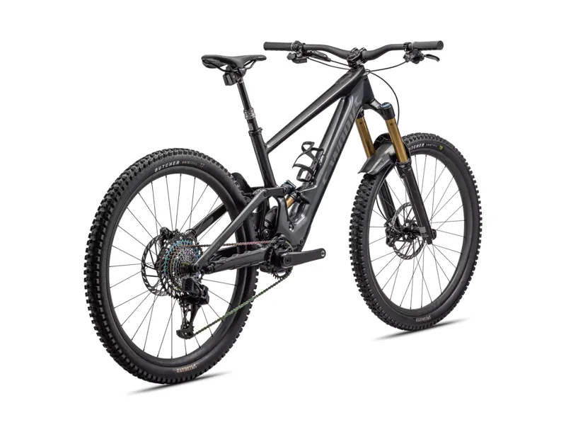 Specialized S-Works Turbo Kenevo SL 2 Full Suspension Electric Mountain Bike 2024 in Black Liquid Metal/Chrome-2