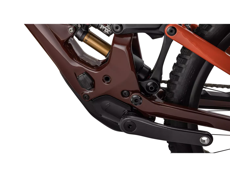 Specialized S-Works Turbo Kenevo SL 2 Full Suspension Electric Mountain Bike 2024 in Rusted Red/Redwood-5