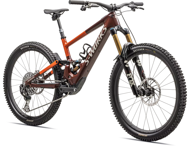 Specialized S-Works Turbo Kenevo SL 2 Full Suspension Electric Mountain Bike 2024 in Rusted Red/Redwood-1