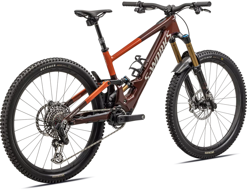 Specialized S-Works Turbo Kenevo SL 2 Full Suspension Electric Mountain Bike 2024 in Rusted Red/Redwood-2