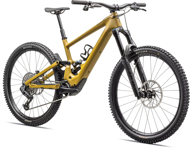 Specialized Turbo Kenevo SL 2 Expert Full Suspension Electric Mountain Bike 2024 in Harvest Gold/Obsidian-1