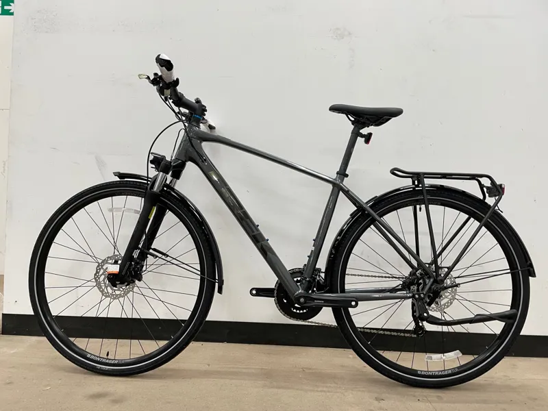 EX-DISPLAY Trek Dual Sport 3 Equipped Hybrid Bike Large 2021 in Lithium Grey -1