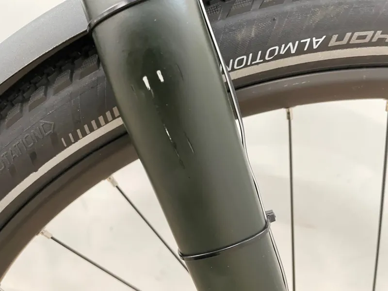 EX-DISPLAY Cube Travel Pro Hybrid Bike Trapeze Frame Small 2022 in Green-2