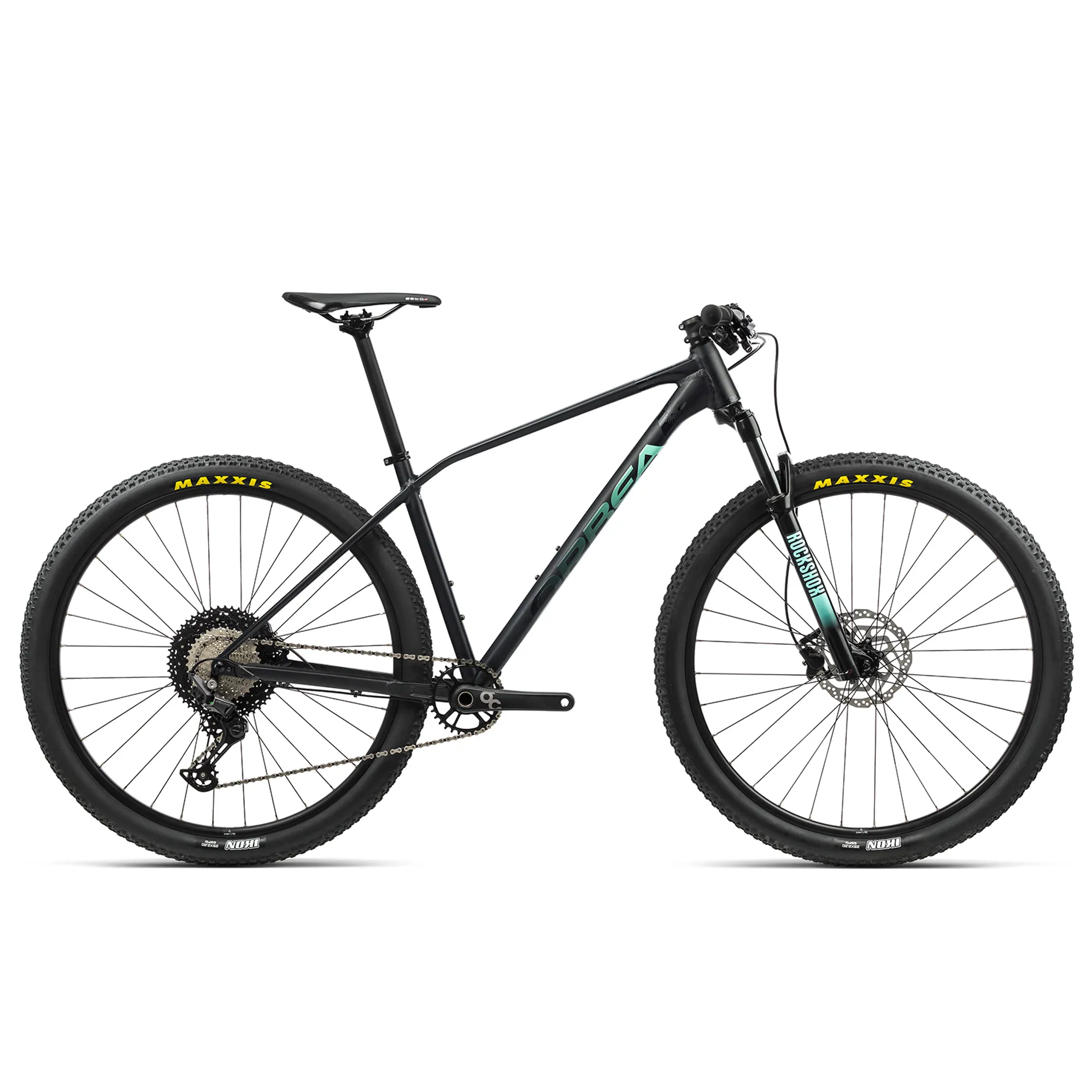 Orbea Alma H30 Unisex XC Hardtail Mountain Bike in Black Size