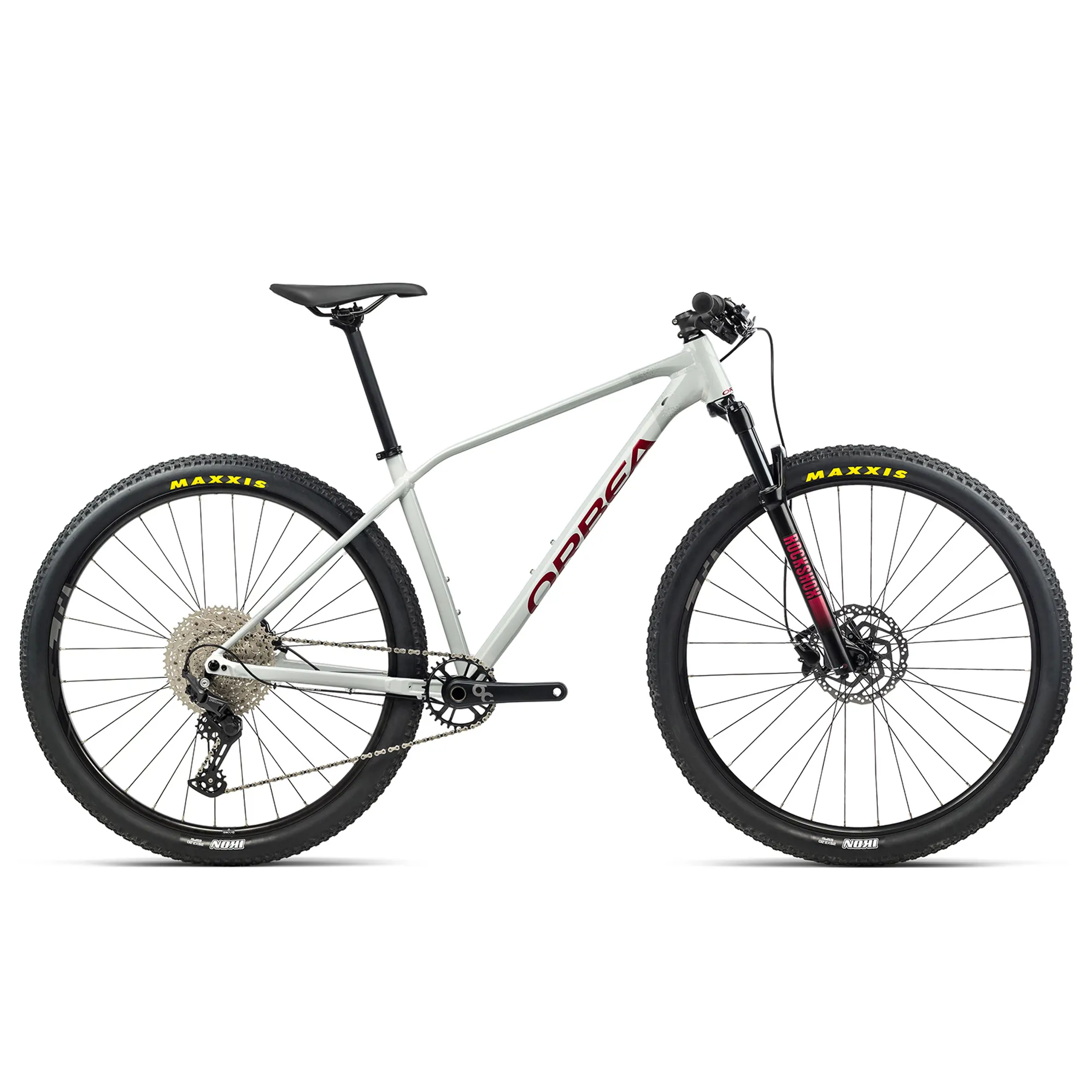 Orbea Alma H50 Unisex XC Hardtail Mountain Bike in White Size