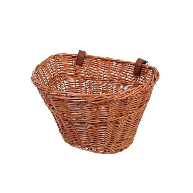 Passport Wicker Bicycle Basket D-Shape Medium 15 