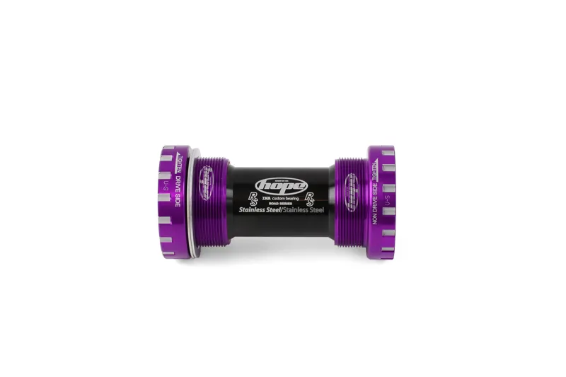 Hope Threaded 24mm Bottom Bracket Stainless Road in Purple