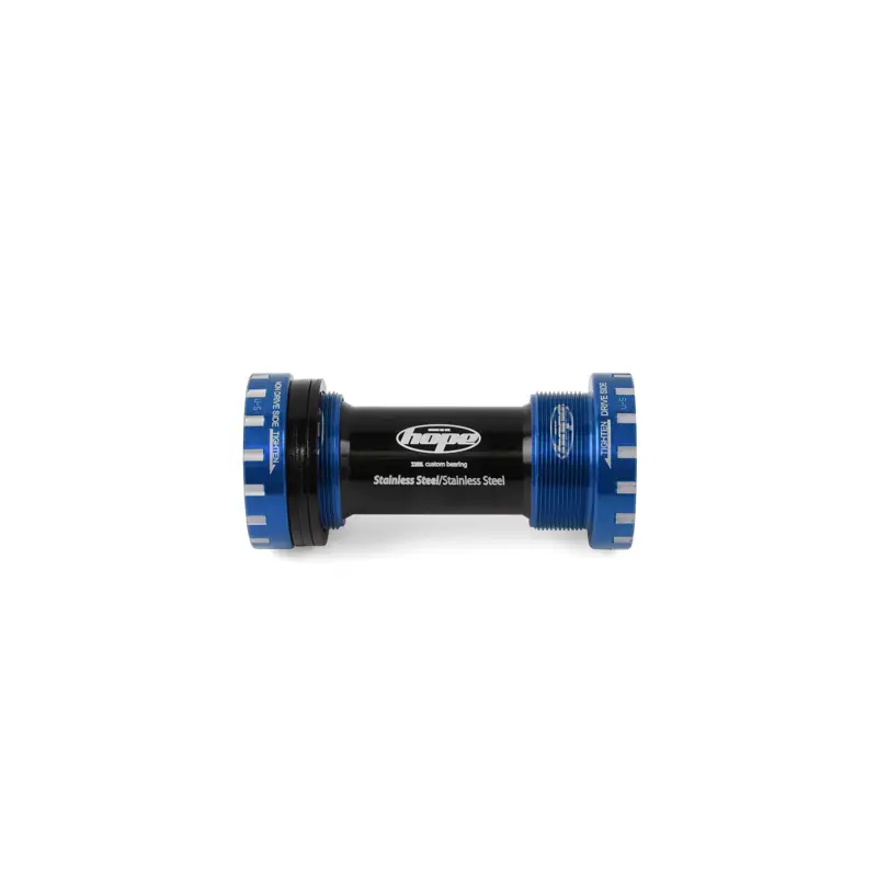 Balfes Bikes Hope Bottom Bracket Stainless 68/73mm in Blue | Free postage over £30, £10 off first order, price match & 0% finance.