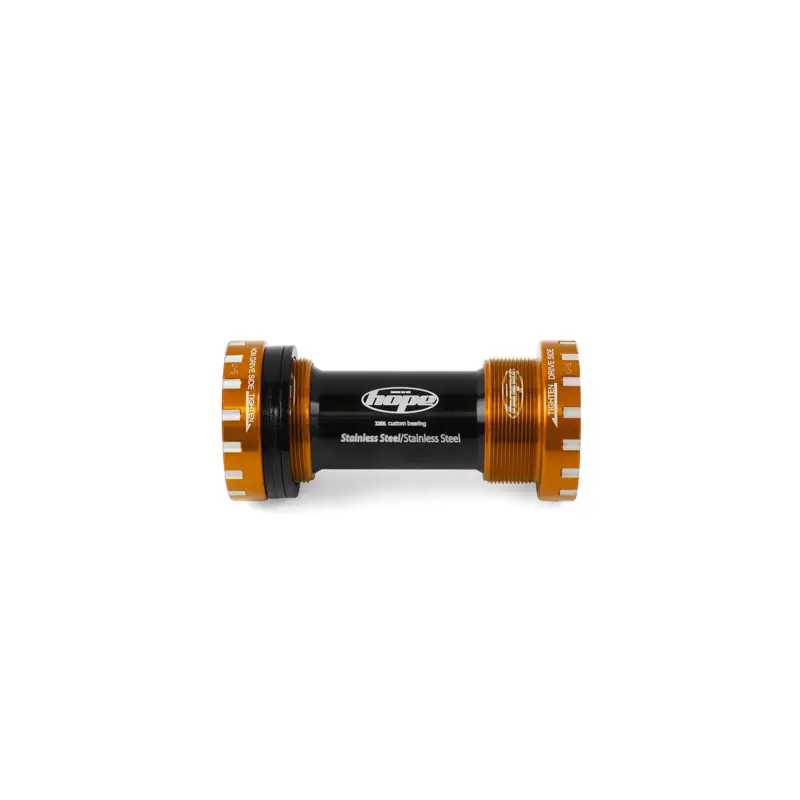 Balfes Bikes Hope Bottom Bracket Stainless 68/73mm in Gold | Free postage over £30, £10 off first order, price match & 0% finance.