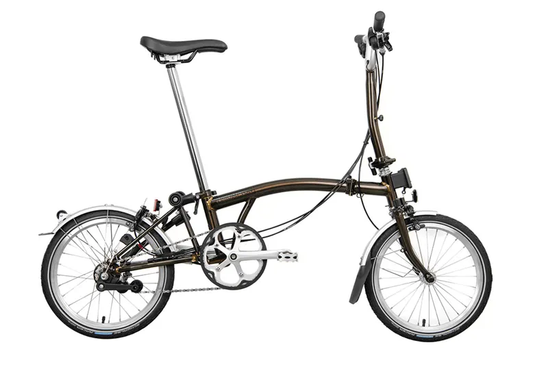 Brompton M6L Folding Bike 2021 in Black Lacquer-1