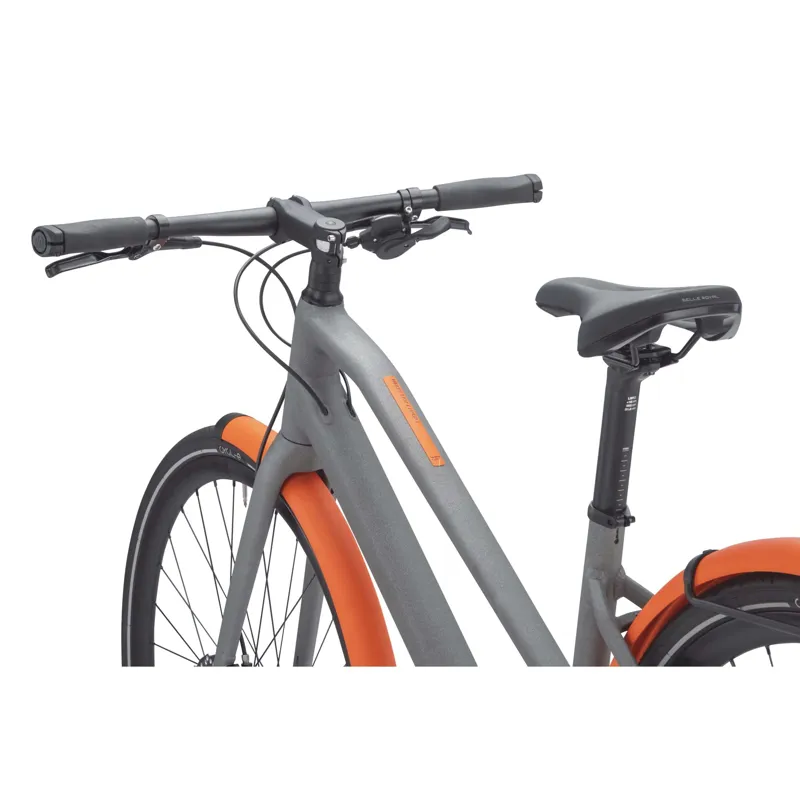 BMC 257 Urbanchallenge Al Four ST Deore Hybrid Bike 2023 in Powder Grey-6