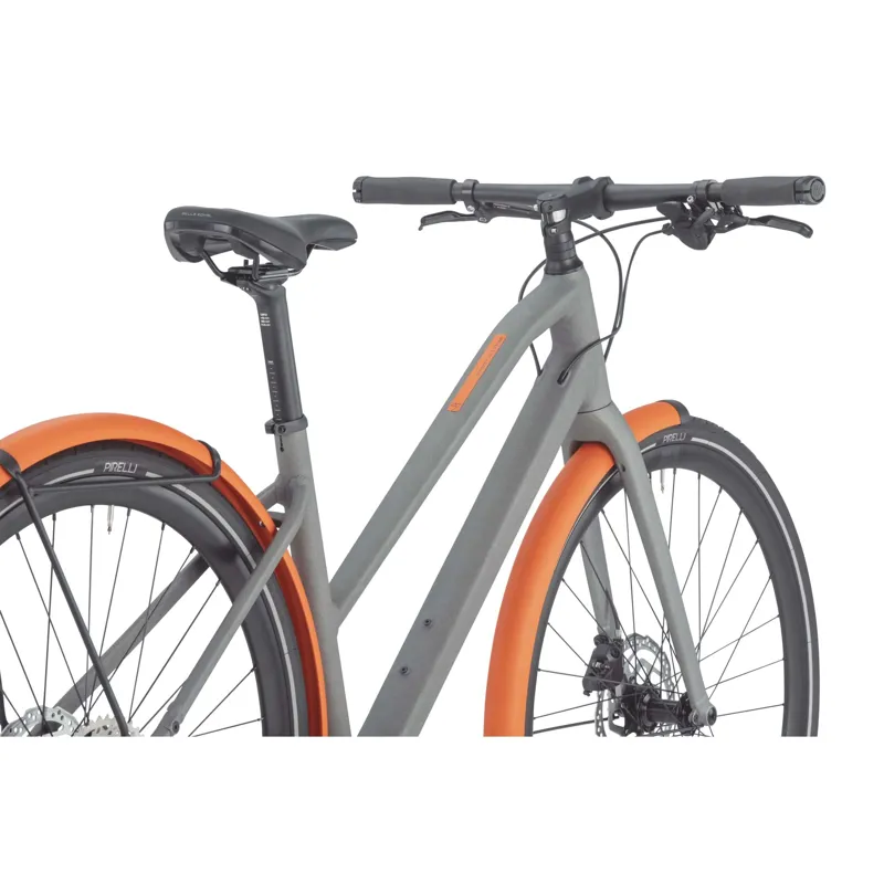 BMC 257 Urbanchallenge Al Four ST Deore Hybrid Bike 2023 in Powder Grey-4