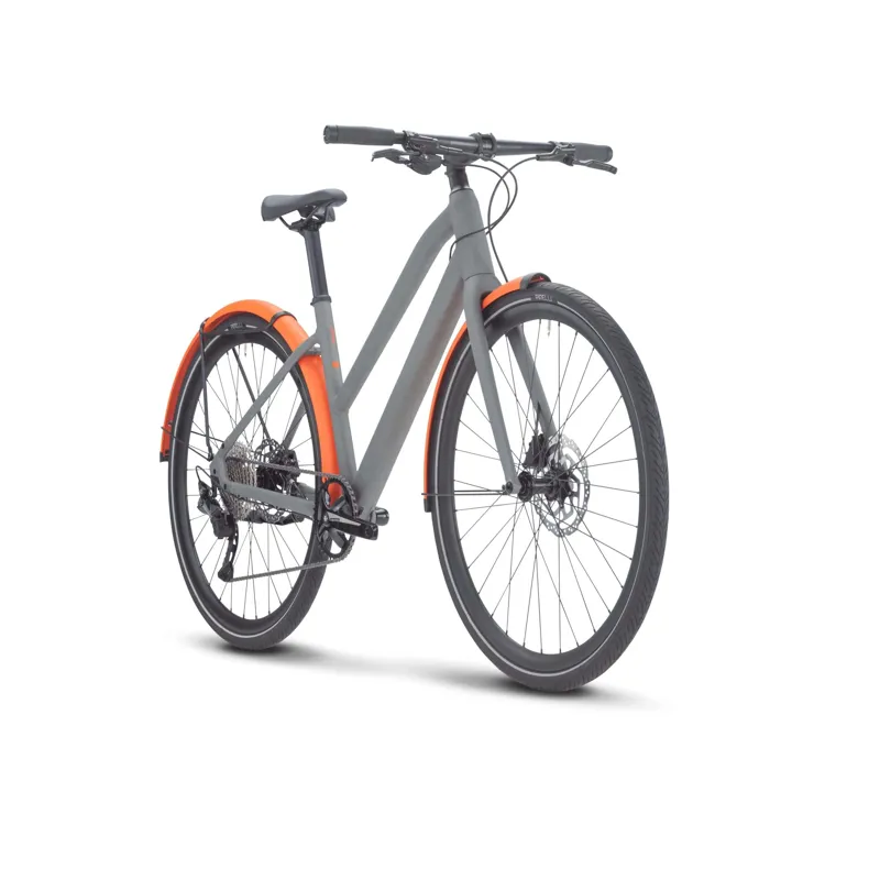 BMC 257 Urbanchallenge Al Four ST Deore Hybrid Bike 2023 in Powder Grey-1