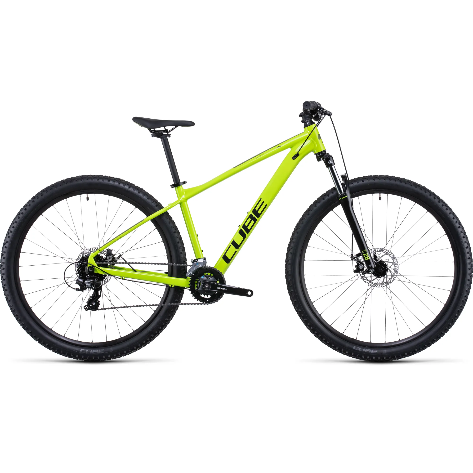 Cube Aim Hardtail Mountain Bike 2022 in Green