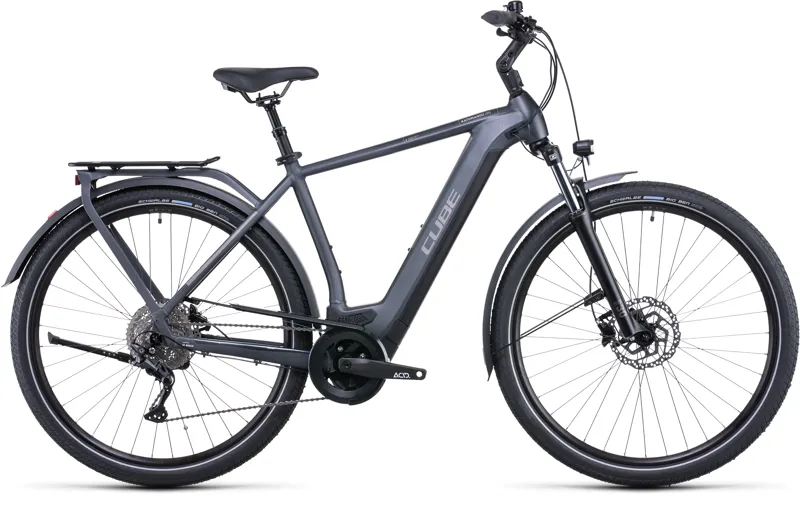 Cube Kathmandu Hybrid One 500 Electric Bike 2022 in Grey