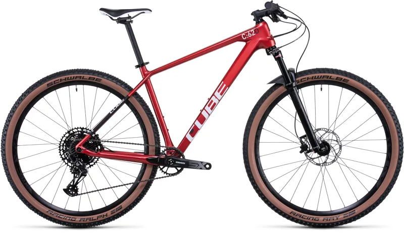 Cube Reaction c:62 One Mountain Bike 2022  in Red