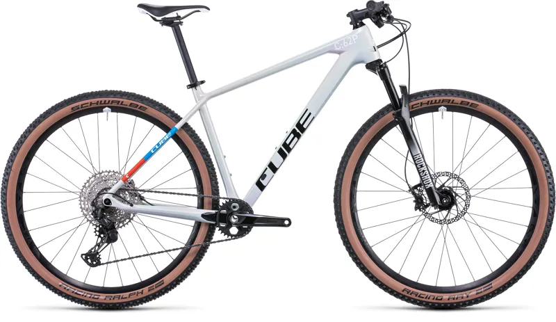 Cube Reaction c:62 Pro Hardtail Mountain Bike 2022 in Prisma-grey/Blue