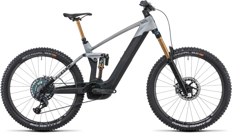 Cube Stereo Hybrid 160 HPC SLT 27.5 eMountain Bike 2022  in Grey