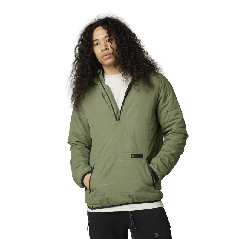 Fox Racing Howell Hooded Puffy Anorak in Army