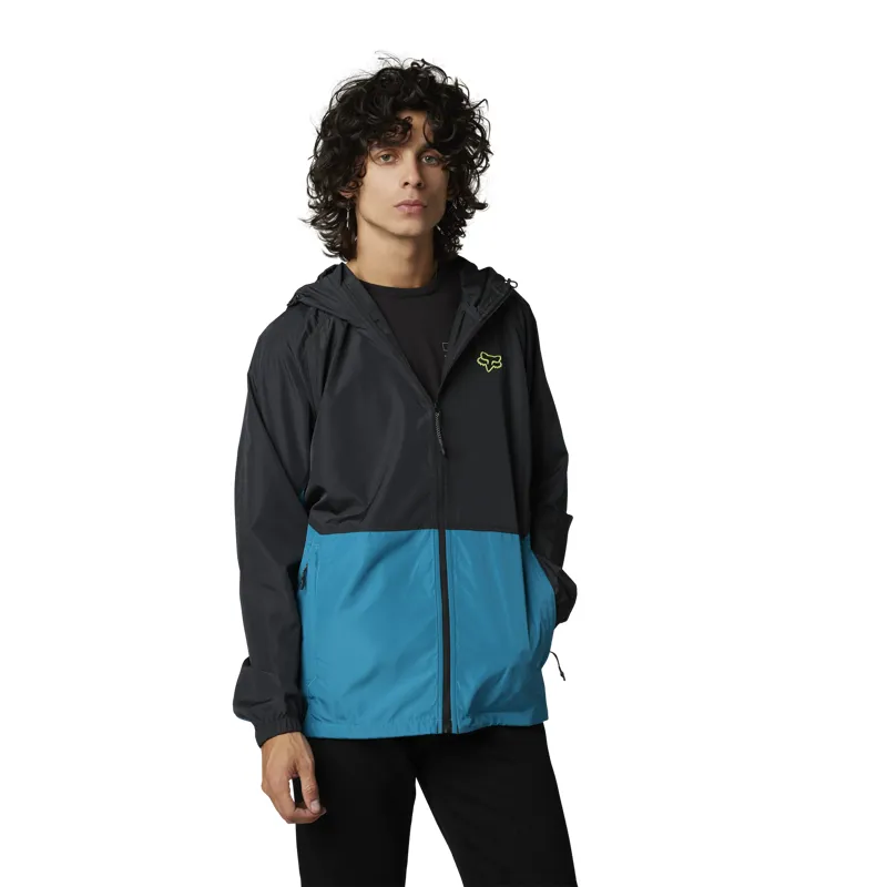 Fox Racing Leed Windbreaker Jacket in Maui Blue