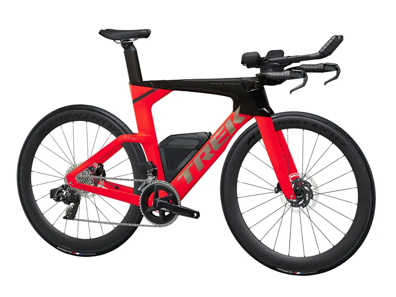 Trek Speed Concept SLR 6 eTap AXS Time Trial/Triathlon Road Bike 2024 in Radioactive Coral/Black-1