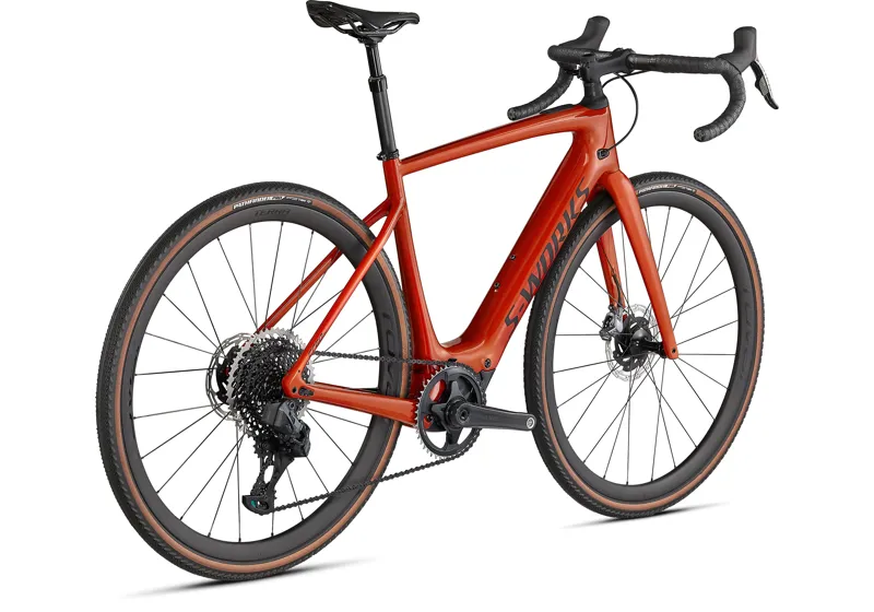 Specialized S-Works Turbo Creo Carbon Electric Gravel Bike 2021  in Red-6