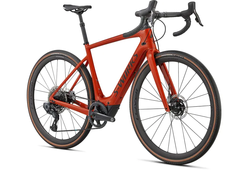 Specialized S-Works Turbo Creo Carbon Electric Gravel Bike 2021  in Red-7