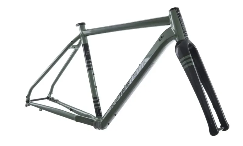 Kinesis Tripster AT Columbus Road Bike Frameset 2023 in Harris Green-3