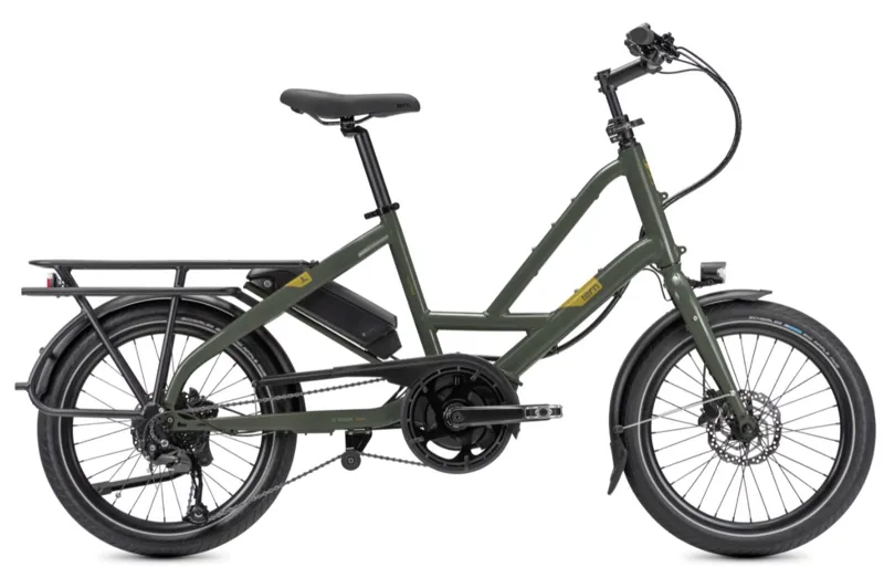 Tern Quick Haul P9 Performance Electric Cargo Bike 2023 in Olive